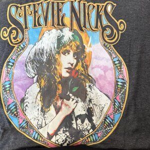 Stevie Nicks Graphic T-Shirt 2XL XXL Black Short Sleeve Fleetwood Mac Rock Band